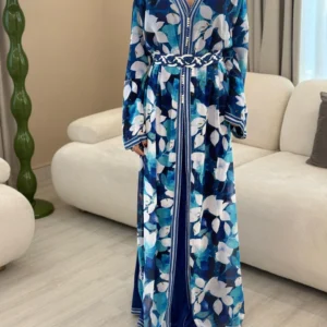 قفطان مغربي قطعتين